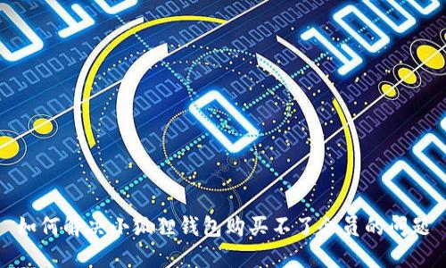 如何解决小狐狸钱包购买不了会员的问题